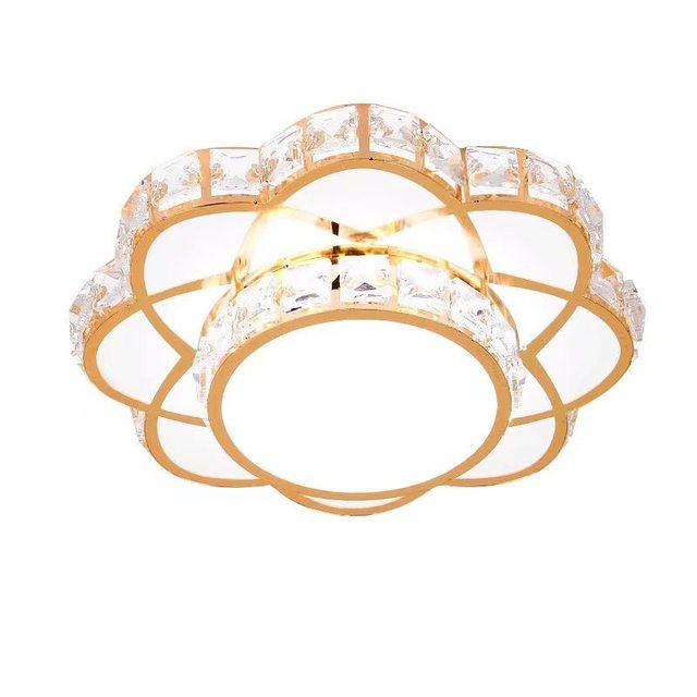 Human Sensor Corridor Light, Hallway Light, Spotlight, Foyer Entrance Downlight, Living Room Modern Minimalist Crystal Ceiling Light