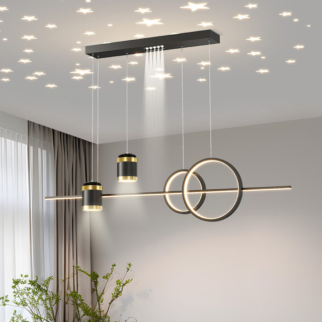 Zhongshan Starry Sky Living Room Ceiling Light Modern Minimalist Style Light Luxury Original Main Light Whole House Lighting Package Set