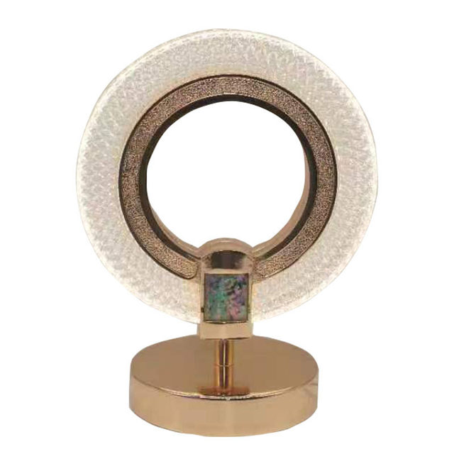 2025 Light Luxury Crystal Table Lamp, Warm and Romantic Hotel Led Small Table Lamp, Simple Bedroom Bedside Ambiance Night Light