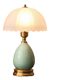 European-Style Table Lamp, Retro Pastoral Ceramic Glass Led Lamp, Study Desk Smart Lamp, Bedroom Decoration Bedside Lamp