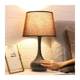 American-Style Table Lamp Bedside Lamp for Bedroom, Simple Modern Sensor Lamp, Cozy Nordic Table Lamp, Dimmable Touch Control