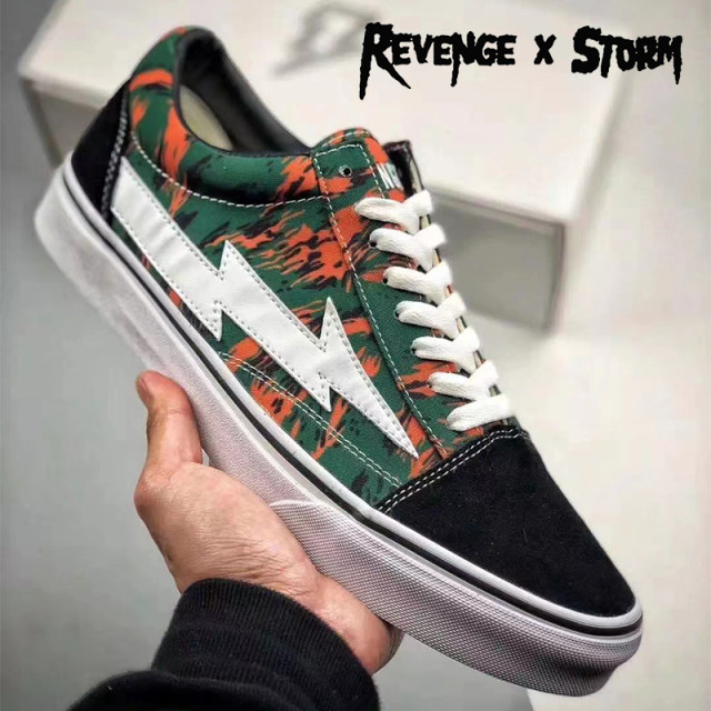 ທີ່ແທ້ຈິງ revenge storm revengexstorm lightning shoes gift shoes canvas high casual shoes skateboard shoes for men and women