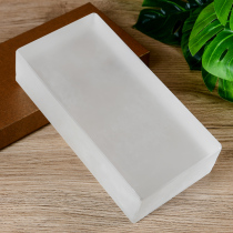 Fine grinding frosted brick Glass brick Transparent square glass color partition wall Crystal brick bar light transmissive curtain wall room