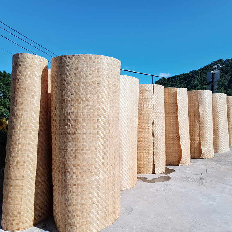 Decoration Suspended Ceiling Bamboo Mat Exquisite Fine Weaving Bamboo Hotel Hotel Homestay Leisure Farm Wall Decoration Hollow Bamboo Net