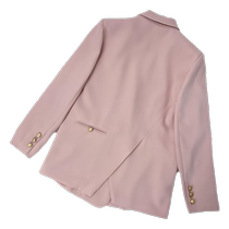 Boomer Pink Suit Jacket Woman 2024 Spring Autumn Dress New Korean Version Casual Design Sensation Little Crowdsuit Blouse