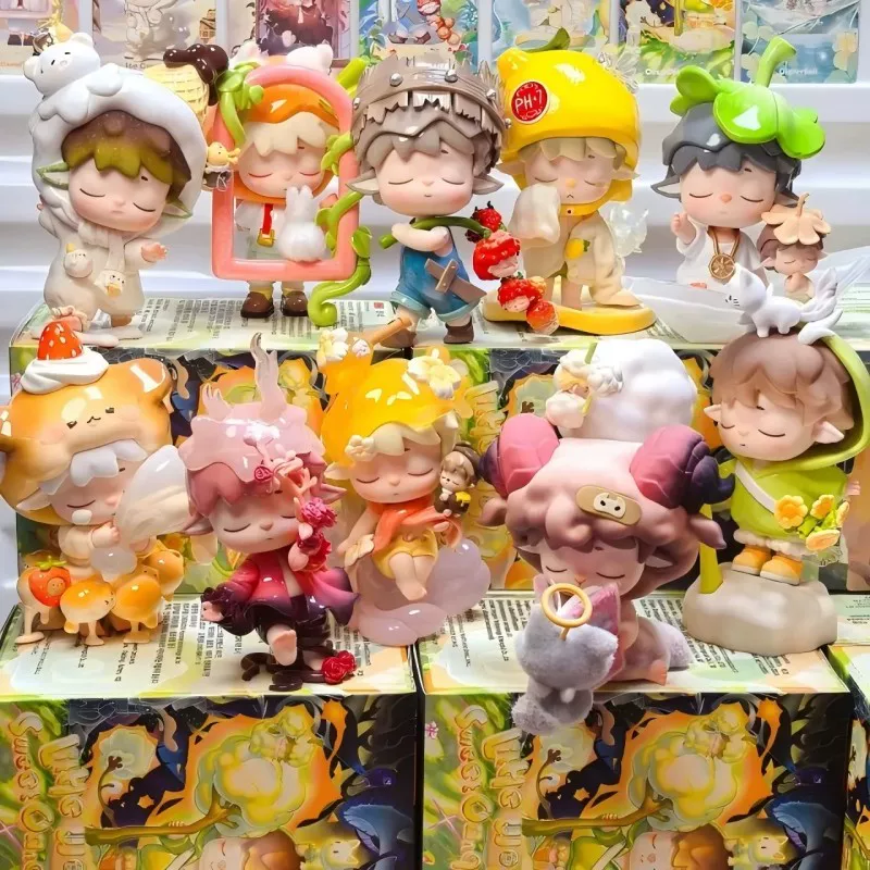 Настоящие Черные игры MIMI Малый Мир Победы Слепой Бокс Трендовая Игрушка Милая кукла-сувенир на день рождения