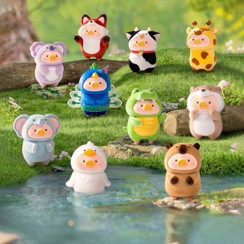 Authentic Canned Lulu Pig Blind Box Animal Party Plush Doll Trendy Cute Figurine Girl's Birthday Gift Ornament