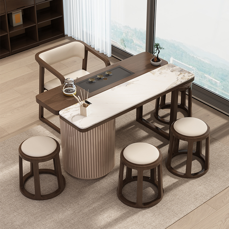 带桶半岩板单桌