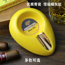 Cohiba cigar ashtray creative personality fashion ceramic single portable household cigar ashtray