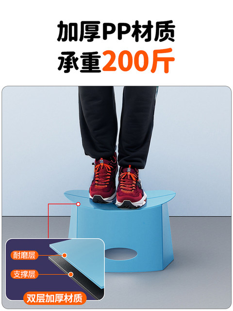 High-Speed Rail Footrest, Long-Distance Flight Footrest, Footstool, Foot Support, Foldable Stool, Economy Class Foot Rest, Sleeping Aid, Portable