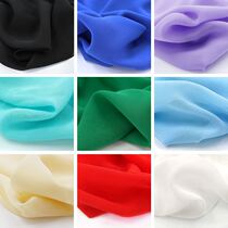 High-grade chiffon fabric for skirt solid color dress fabric summer clothing lining jacket