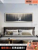Custom modern minimalist bedroom Bedroom Room Decoration Painting Sofa Background Wall Mural With Led Lights Drawing Living-room Bedside Hanging