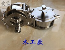 Sturdy resistant and durable worksite woodworking stainless steel metal hand rocking ink bucket side winding full cover