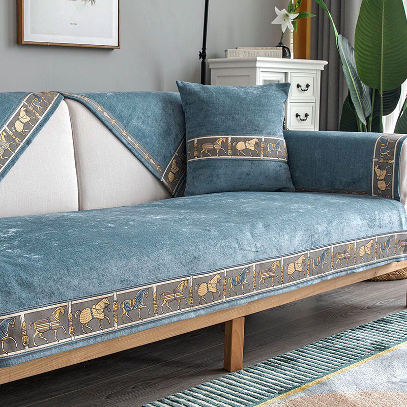 Sofa cushion four seasons universal non-slip cushion Nordic simple sofa cover all-inclusive universal cover back cushion cover cloth towel