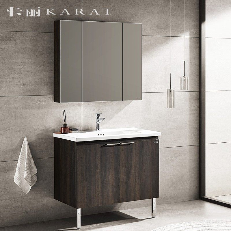 Carrie bathroom cabinet combination modern simple toilet washbasin cabinet combination toilet wash table