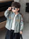 Boys' Denim Jacket Autumn 2025 New Trendy Cool Children's Casual Jacket Stylish Baby Autumn Versatile Top