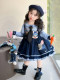 Rabbit Police Officer Girls' Long Sleeve Dress Spring 2026 New Children's Cartoon Dress Cute Girl Lolita Dress