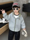 Boys' Spring and Autumn Jackets 2026 New Handsome Boy Baby Casual Hooded Clothes Children's Spring Versatile Tops