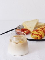 Explosion-proof creative Mt Fuji glass Heat-resistant glass Whiskey cup Pudding cup Microwave oven