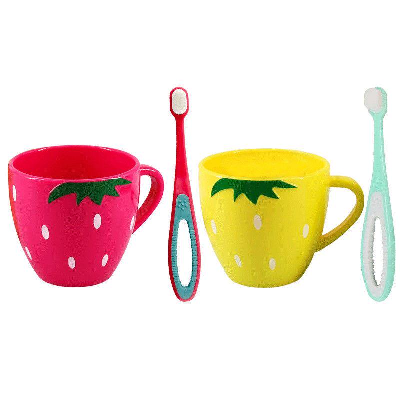 Toiletries Cup Home Cartoon Cute Baby Toddler Male male and female teeth Tooth Tub Creative Children Toothbrushing Cup Girl