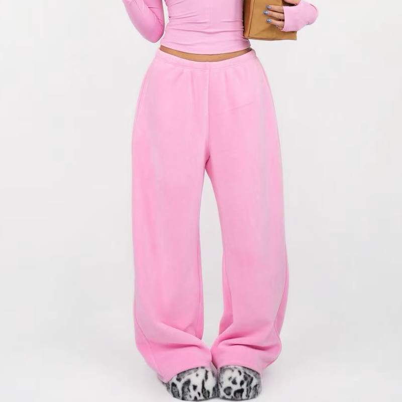Fcii Brand Loose Versatile Long Pants Casual Sweatpants Women's Straight Wide-Leg Pants Sports Suit Pants H5K3047