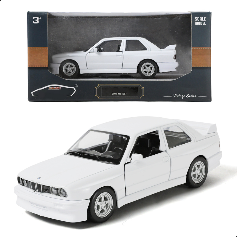 1:36 Bmw M3 Car Model 1987 Simulation Alloy Metal Die-Cast Pull-Back Open-Door Boy Toy Car Model 1:36 Bmw M3 Car Model 1987 Simulation Alloy Metal Die-Cast Pull-Back Open-Door Boy Toy Car Model