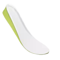 Inner heightening insole super soft breathable non-tiring foot-proof pain-absorbing sweat-absorbing deodorant invisible heightening insole