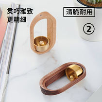 Gift Life Suction Door Style Day Series Windbell Entrance Door Reminder Solid Wood Brass Doorbell Pendant bell Pendant Gift