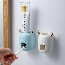 Squeeze Toothpaste Thever Wall-mounted Fully Automatic Squeezer Children Cute Cartoon Home Stiletto-Free Agent Sloth Hand Press