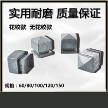 Ugly cover tube cap square tube column cap column head iron cover railing galvanized road guardrail cover square tube plug galvanized tube