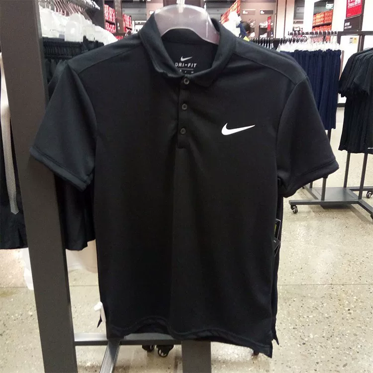 Nike, летняя теннисная поло, дышащий быстросохнущий спортивный костюм, футболка с коротким рукавом