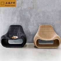 Nordic Outdoor Wine Cottage CourtyOutdoor Balcony Hostel Innovative Model Vine Sofa