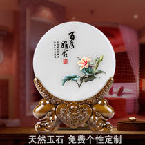 Jade Green Buckle Hundreds Of Years Good Fit Swing Piece Room High-end Adornment New Wedding Gifts Send Bestie Wedding Anniversary