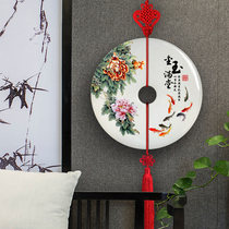 Wall Trim Pendant Living Room Genguan Restaurant Stairway Gangway Jade Green Buckle Modern Minimalist Indoor Hanging