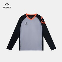 Accurate CUBA referee uniform round V-neck top new appearance uniform basketball game custom long-sleeved T-shirt