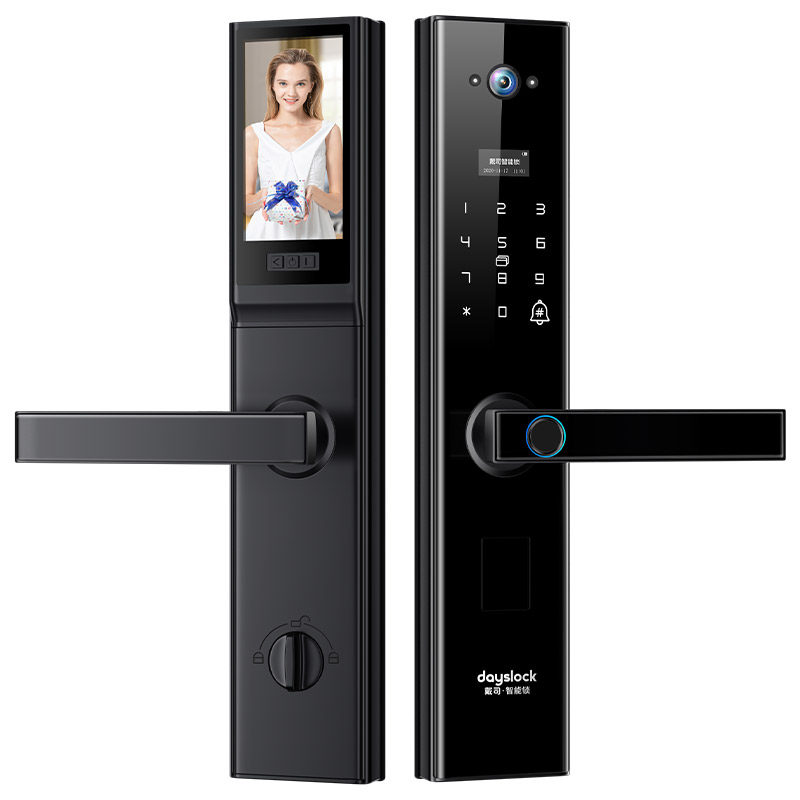 Daisi fingerprint lock home anti-theft door visual cat's eye smart lock into the home wooden door password lock electronic lock FS0000