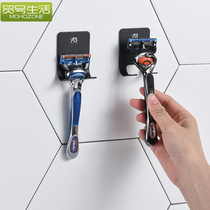 Old-fashioned manual girile shaving machine frame free of punch wall-mounted bathroom stainless steel electric scraping hob containing shelf