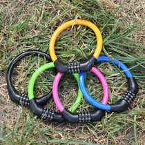 Bicycle lock anti-theft portable girls and children bicycle lock anti-theft lock steel wire soft long password lock 6 digits 4 digits