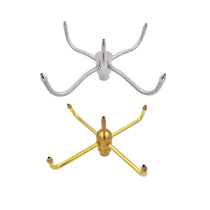 All copper 304 stainless steel crab claw orchid nozzle water windmill rotating nozzle water landscape fountain nozzle 1 inch
