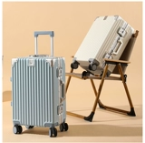 Кенгуру, универсальный прочный синий чемодан