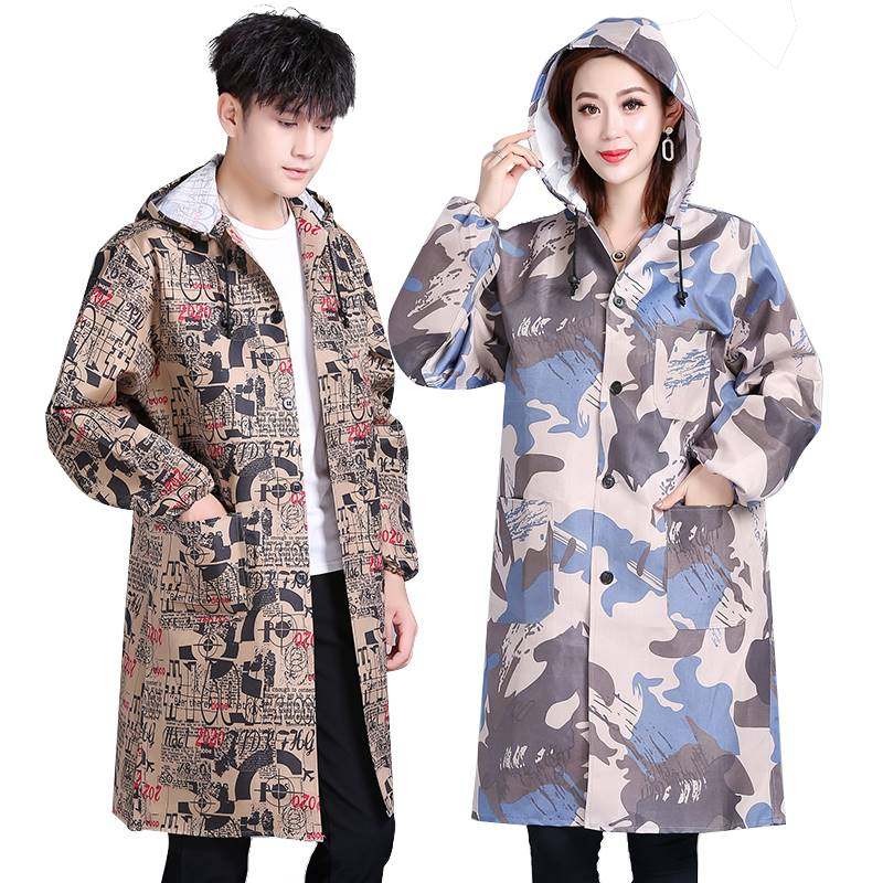 Large Hanging Long Shirts Workwear Warehouse Factory Labor work wearing a large vest long version of wear and removal wear male and female hood clothing