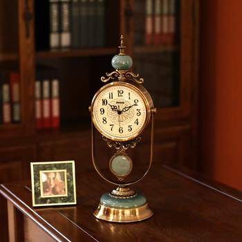 American table-top table clock for living room