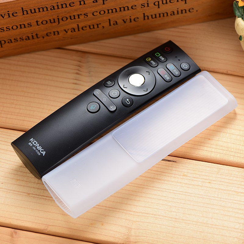 Konka TV kw-yf309 remote control dust-proof cover transparent waterproof household protective cover silicone cover anti-fall l