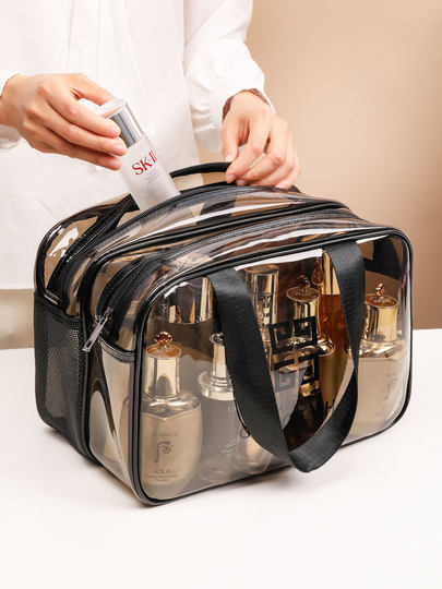 日本洗漱包防水干湿分离旅行收纳化妆包女2025新款高端便携大容量