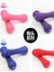 Solid Cast Iron Dipped Dumbbell for Women, 1kg, Aerobics, Slimming Arms, Yoga, Fitness, 3kg Children's Dumbbell, Home Use, Bone