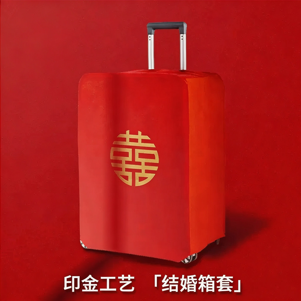 Luggage cover, wedding suitcase cover, dowry items