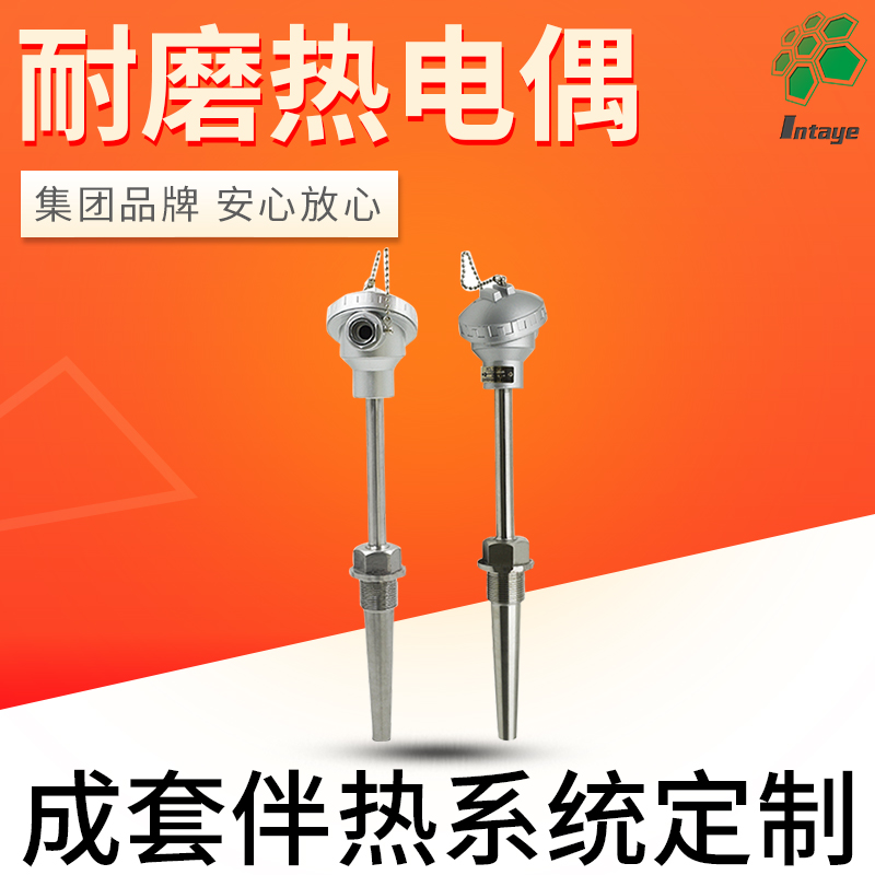 Abrasion-resistant thermal resistance high temperature abrasion resistant thermocouple cement plant special abrasion resistant thermometer manufacturer