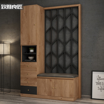Xuan Guan Cabinet Shoes Cabinet Integrated Into The Door Home Doorway Partition Living Room Can Sit Multifunctional Cloakroom Cabinet Door Hall Cabinet