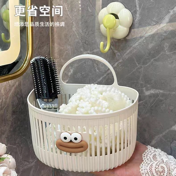 Multifunctional small hanging basket bathroom bathroom abandoned face towel storage basket kitchen dormitory bedside wall hanging basket