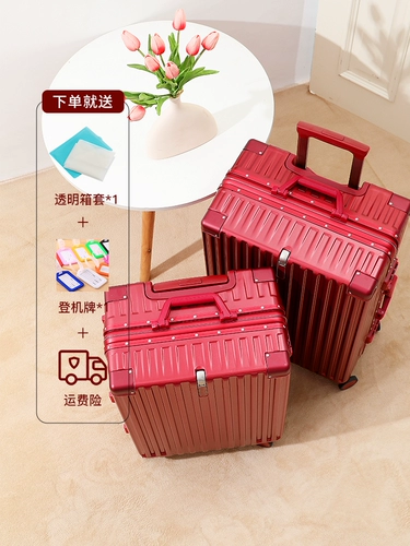 Чемодан, бордовые красные свадебные туфли для невесты, 22 дюймов, изысканный стиль